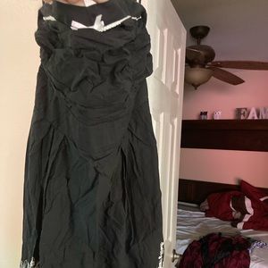 Black strapless torrid dress!